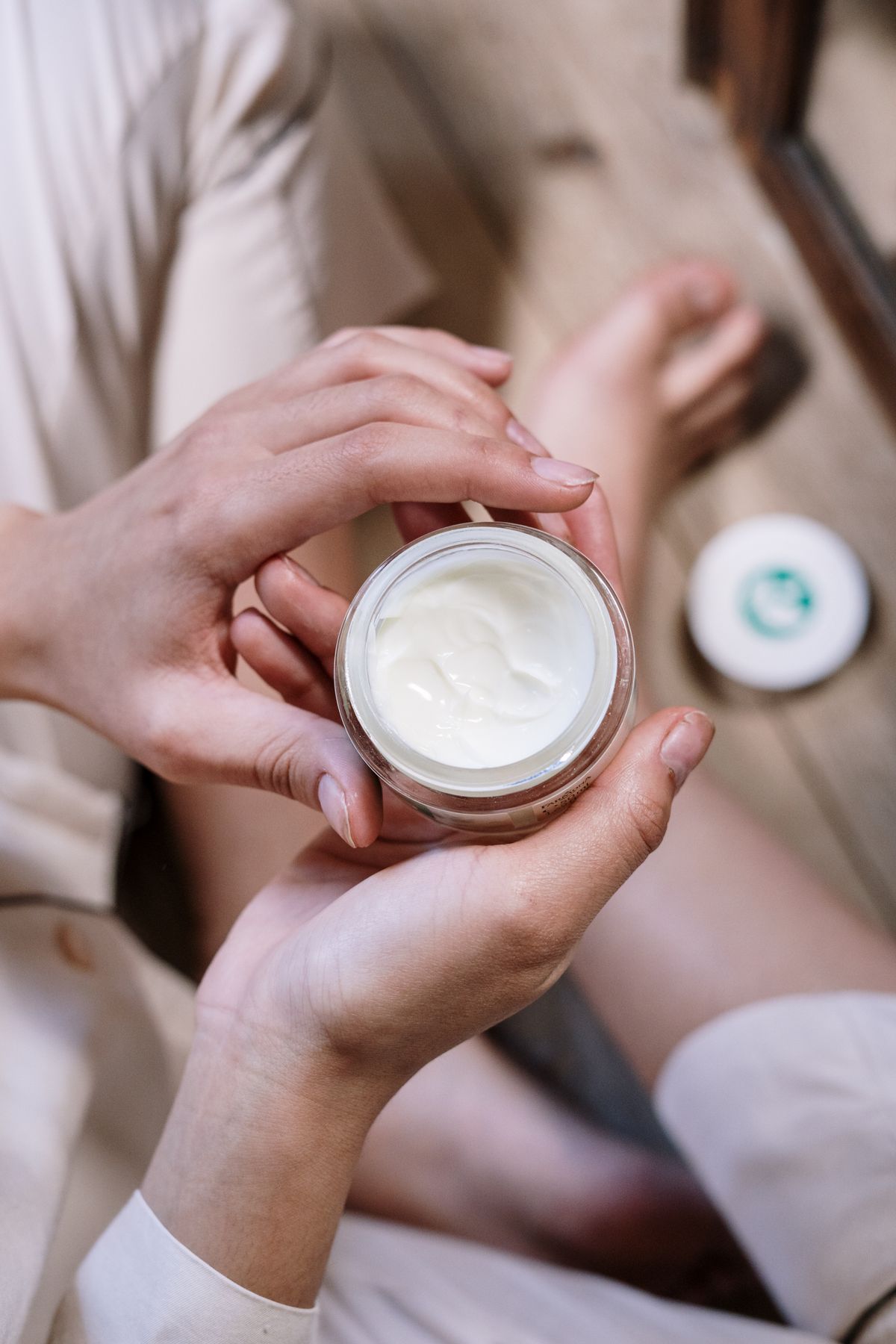Hand and nail care product used at the salon